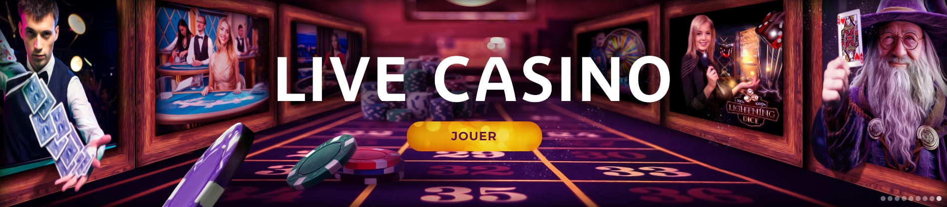 Inscription via le site web Magical spin casino