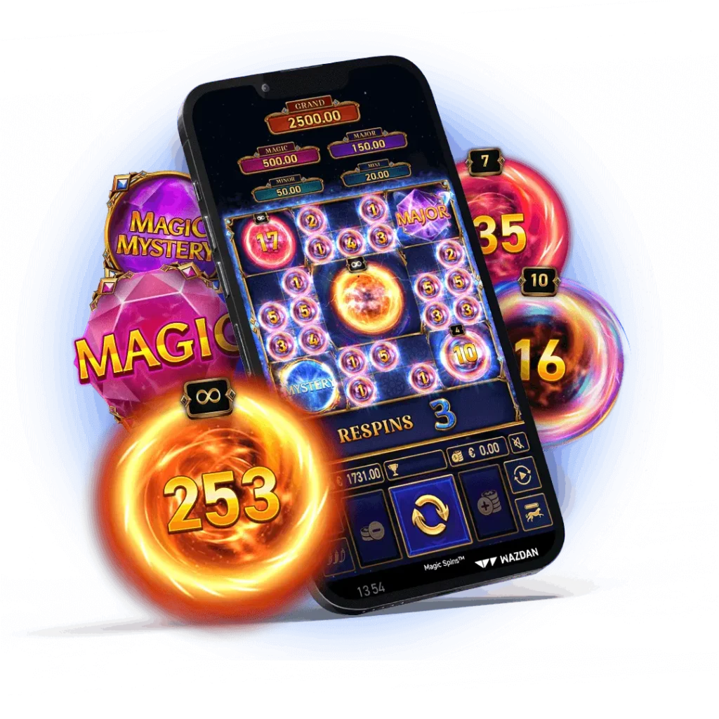 mobile application de Magic spin casino